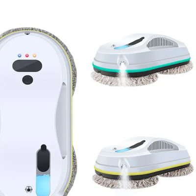 Ultra Tipis Body Robot Pembersih Jendela Bagless Dengan Dua Roda Bersih 290 * 145 * 94MM