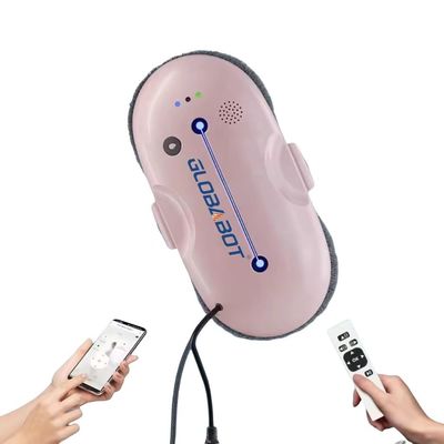 Pembersih jendela robot cerdas dan aman dengan remote control dan aplikasi Tuya untuk membersihkan