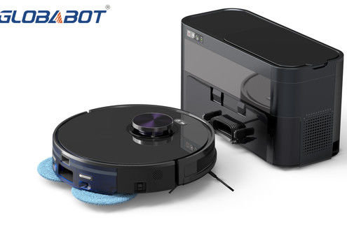 2L Self Clean Mop Robot Vacuum Cleaner Dengan Tangki Air Bersih Kotor OEM ODM