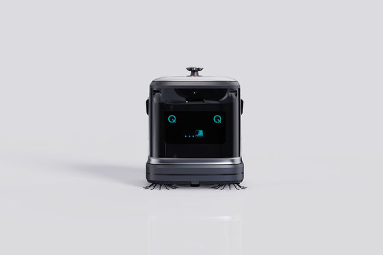 Robot Pembersih Lantai Komersial Dengan Air Pengeluaran Stasiun Basis