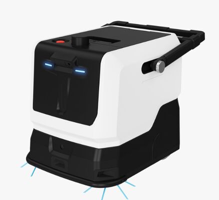 Robot Pembersih Lantai Komersial Dengan Air Pengeluaran Stasiun Basis