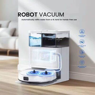 Baterai-Powered Robot Vacuum Cleaner Dengan rintangan Deteksi Self Mop OEM